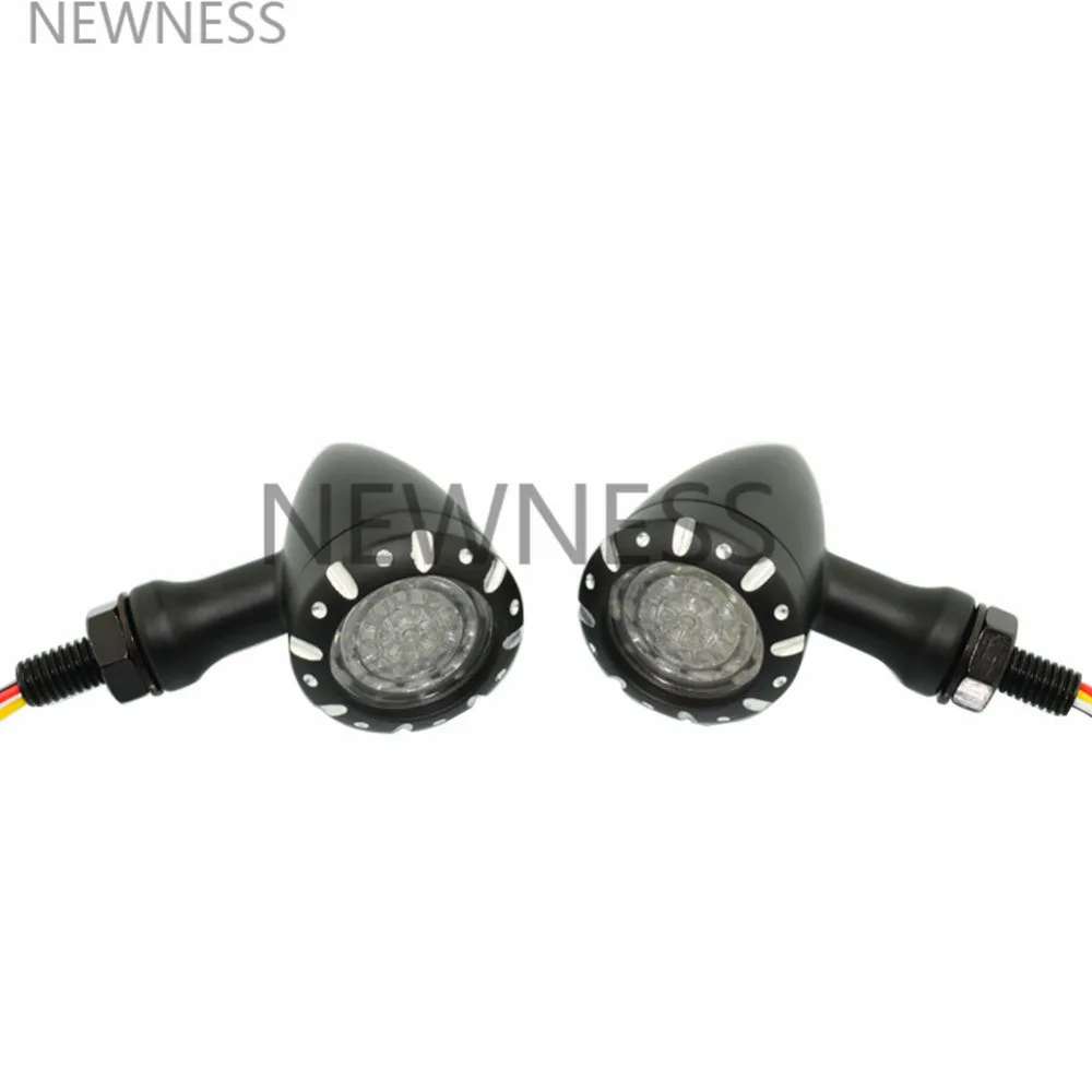 Motorcycle LED Turn Signals: Universal Flashing Blinker Brake Light for ...