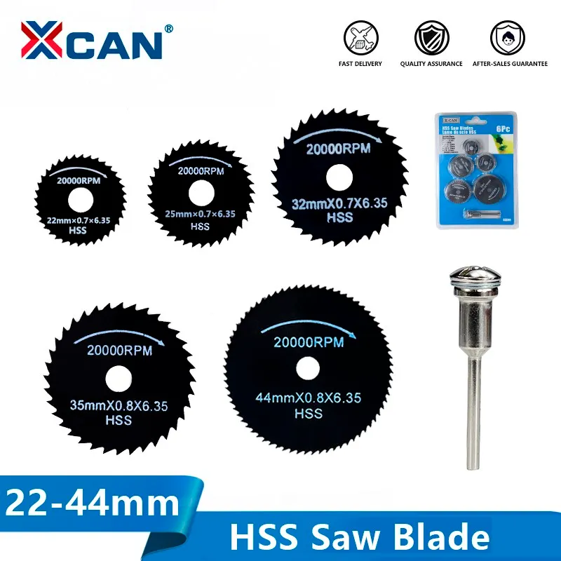 XCAN Mini Circular circular saw Set - 6/7/HSS Cutting Disc