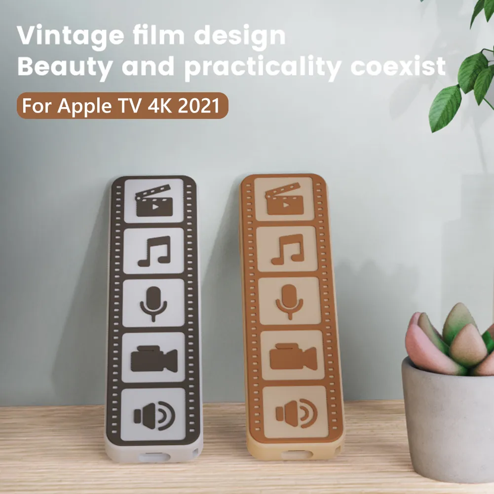Silicone Remote Case for Apple TV 4K Remote Control Cover Anti-Slip ...