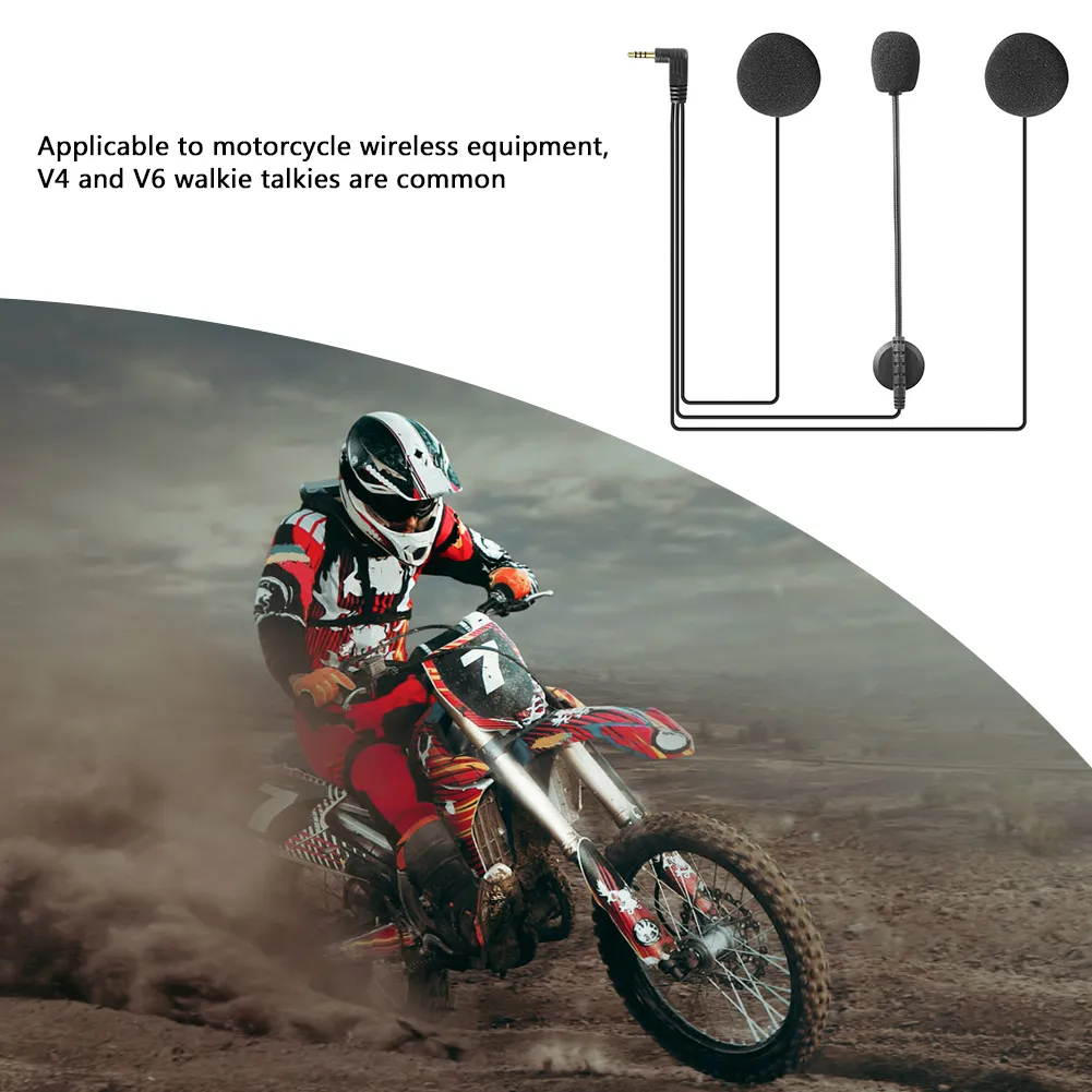 Bluetooth-headset voor motorhelm, bluetooth-hoofdtelefoon met 16 uur batterijduur, handsfree, microfoon en oproepbediening, ruisonderdrukking, voor hoofdtelefoon