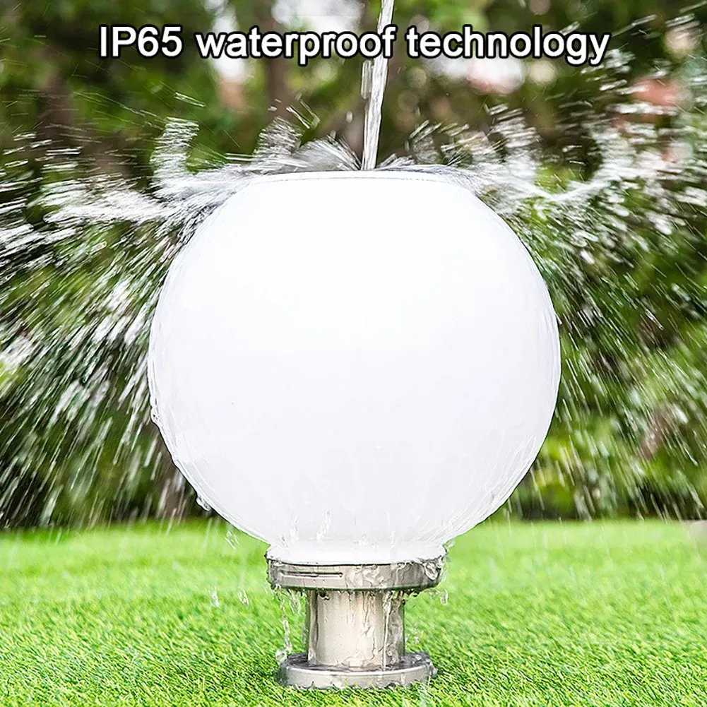 Solar Round Ball Lamp For Outdoor Solar Lamp Post Courtyard Garden Lawn Street And Patio Pillar Party Fixtures With External Landscape Lighting From Ddmysmile 30.24 DHgate.Com