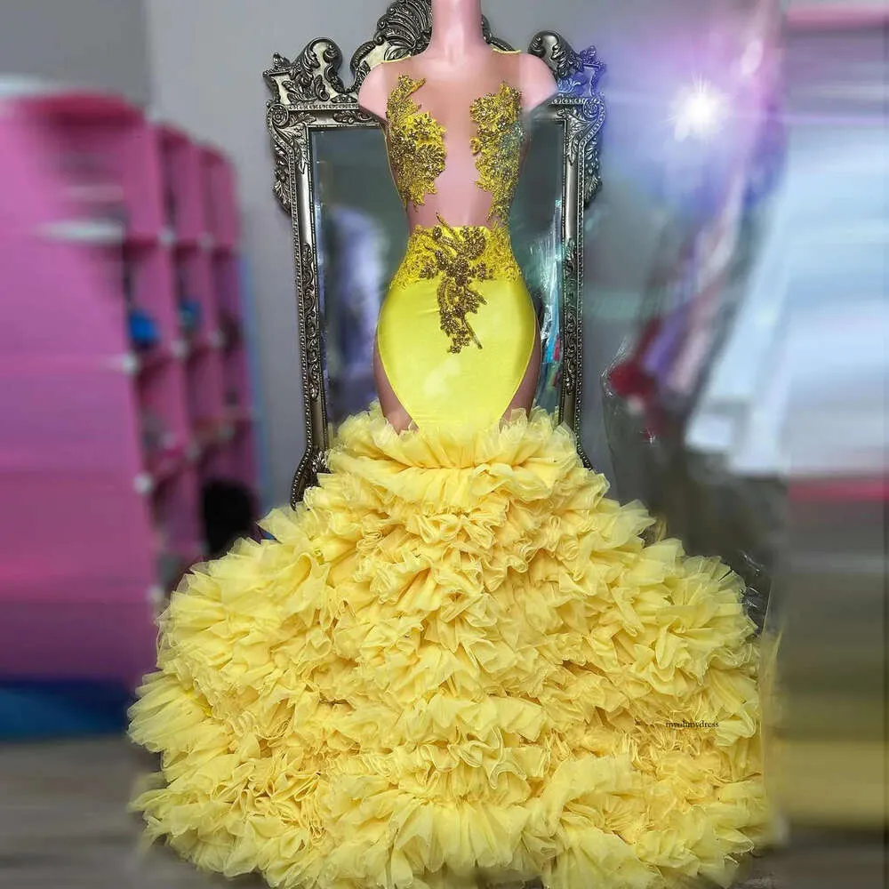 New Design Mermaid Prom Dress 2024 Glitter Beads... From Myohmydress,  $135.44 | DHgate.Com