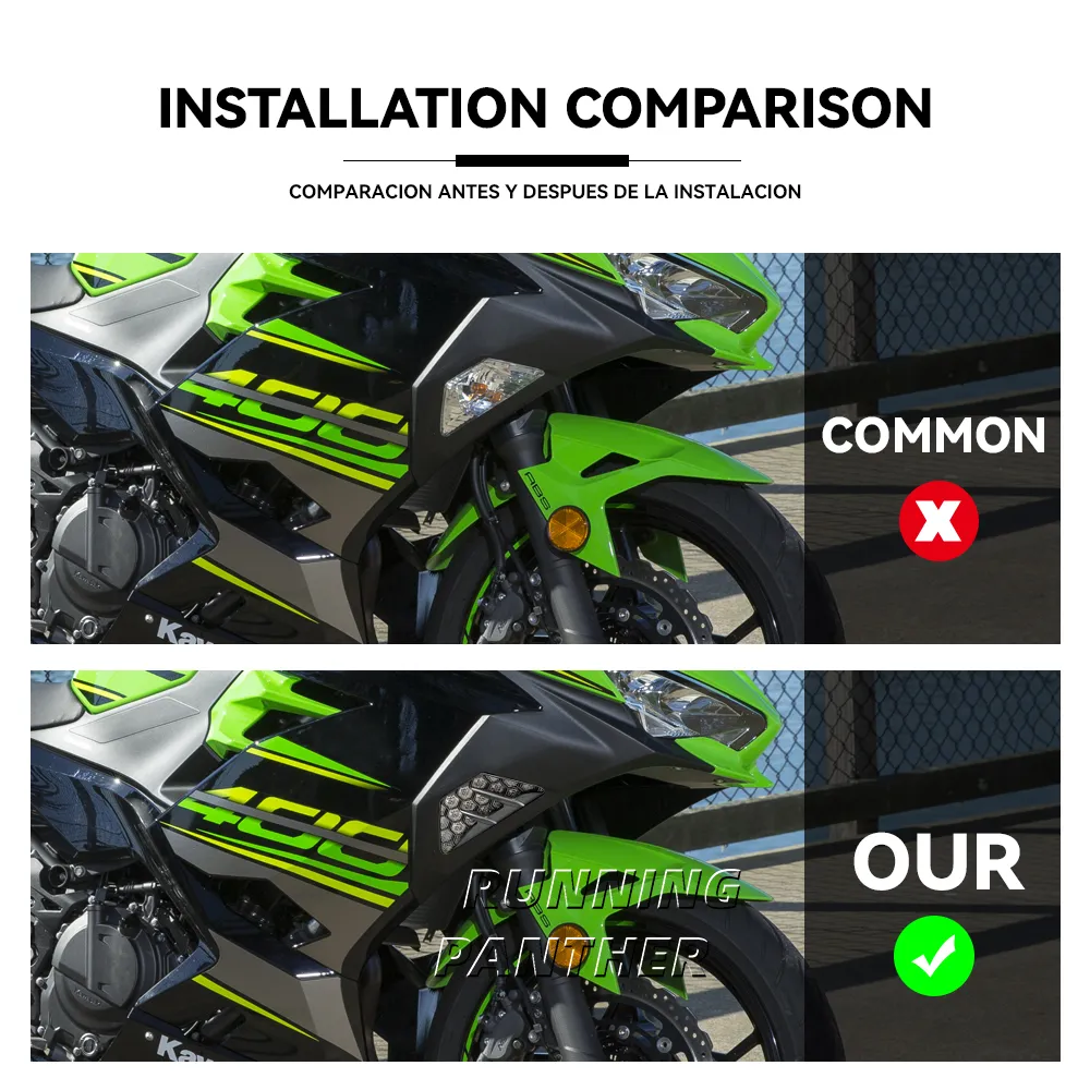 Kawasaki Ninja LED Turn Signal Indicators: Enhance