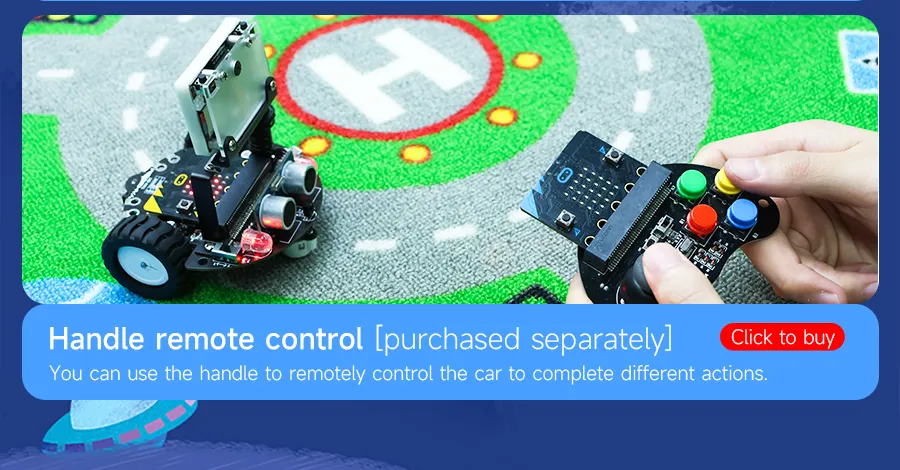 Microbit Smart Robot Car AI Visual Robot With K210 Module For Kids ...