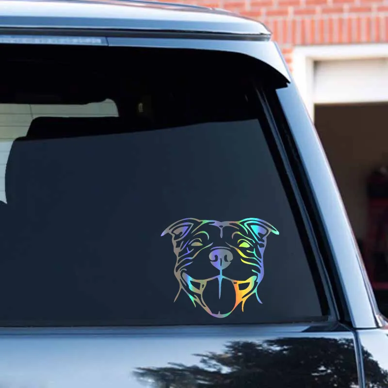 Adesivo 10 cm CANE PITBULL - Sticker PVC