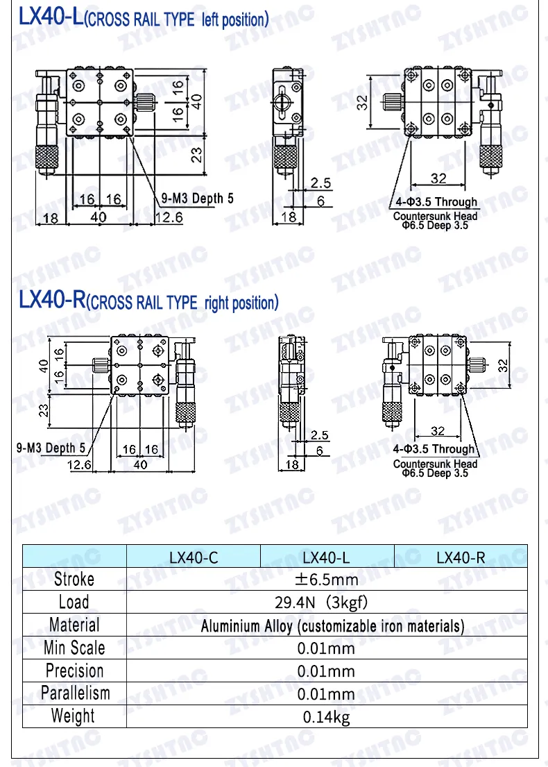 DHgate.com:LX40/60 LGX40/60: High-Precision X-Axis Optical Displacement ...