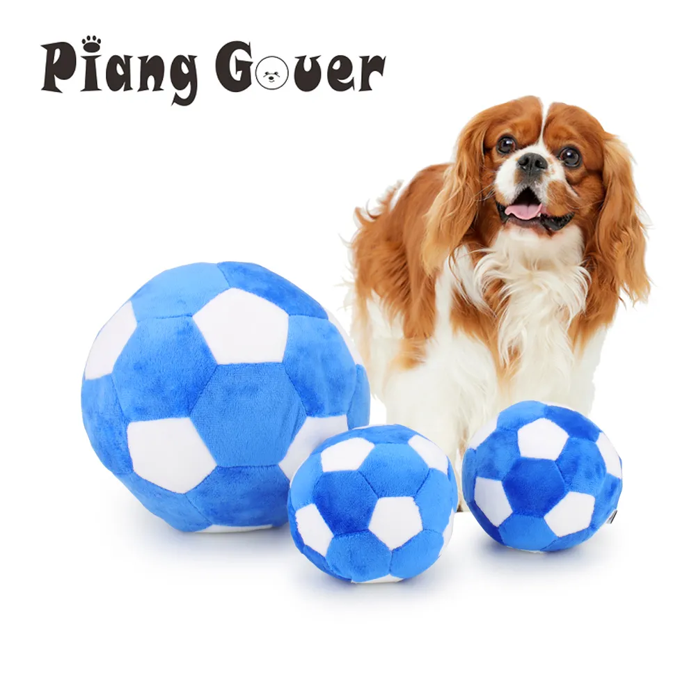 Soft football dog toy shop