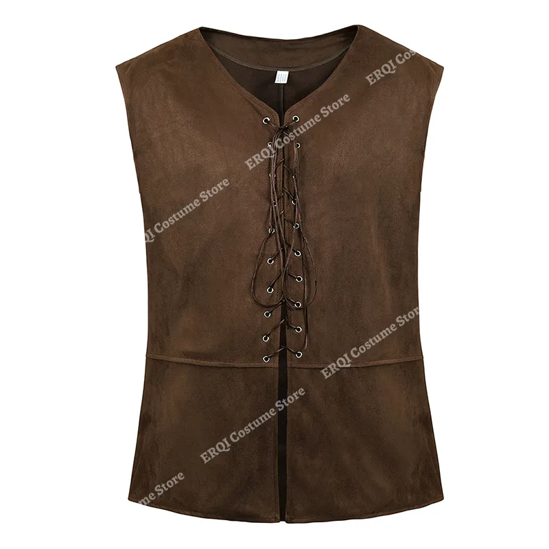 Leather pirate vest online