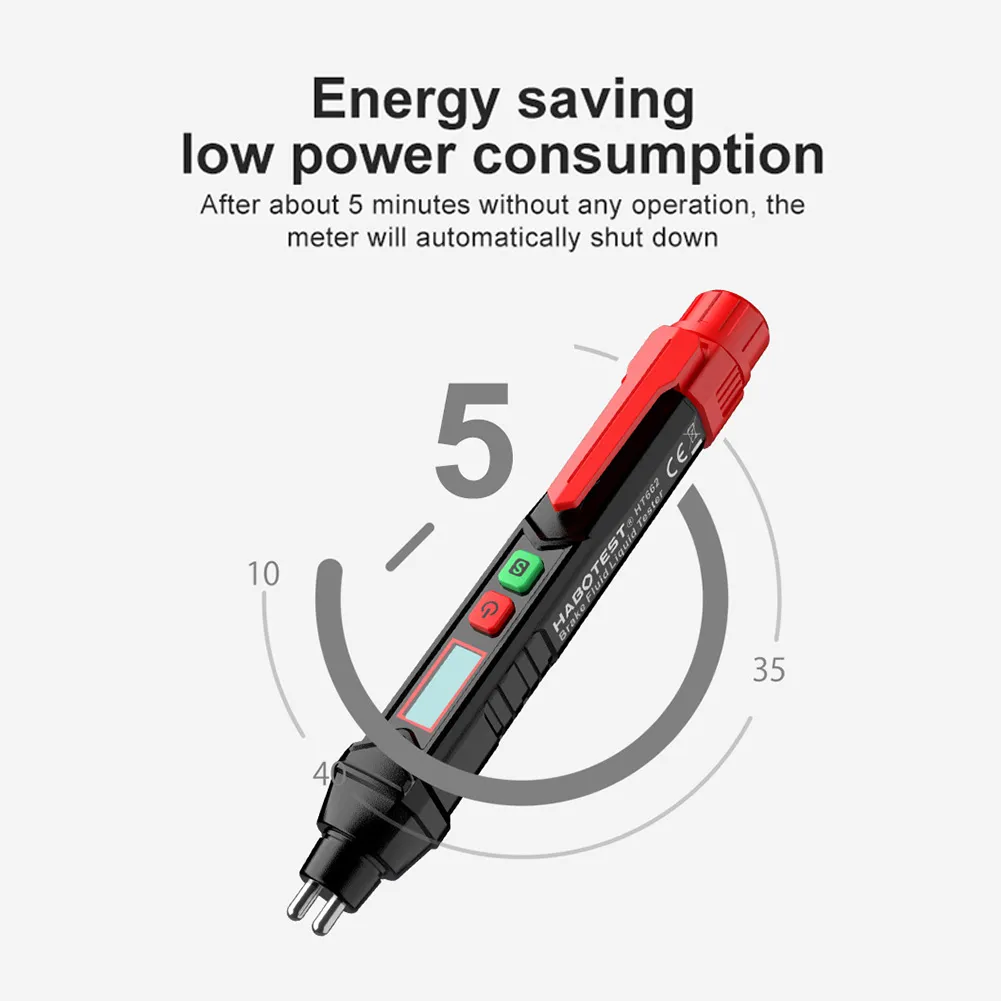 Tester Liquido Freni - Penna Diagnostica Con LED, Per DOT3/DOT4/DOT5 - Foto 9