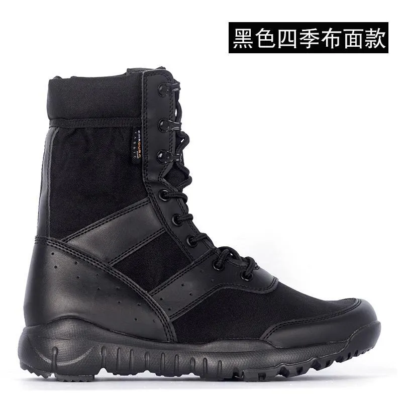 DHgate Ultra Light Breathable Mens CQB Tactical Boots Wear Resistant Desert Mesh for Outdoor Security Shoes Accessories