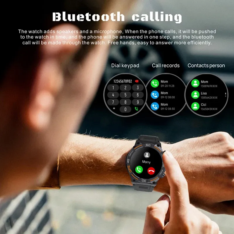 Smartwatch with barometer sales