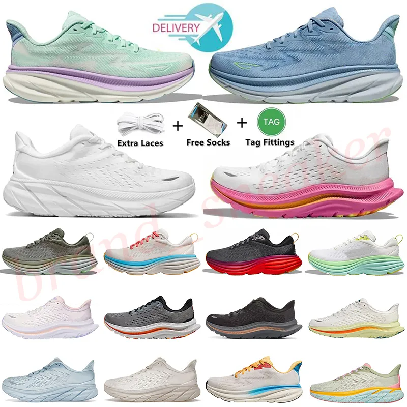 Hoka One One Clifton 8 Chaussures de course Femmes hommes Athletic Shoe Shock Absorbing Road Fashion Mens Womens Sneakway Highway grimpant 2022 Taille en ligne 36-45 nike