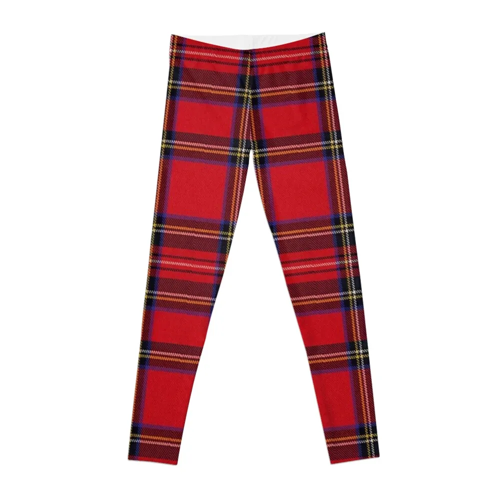 Red tartan leggings deals
