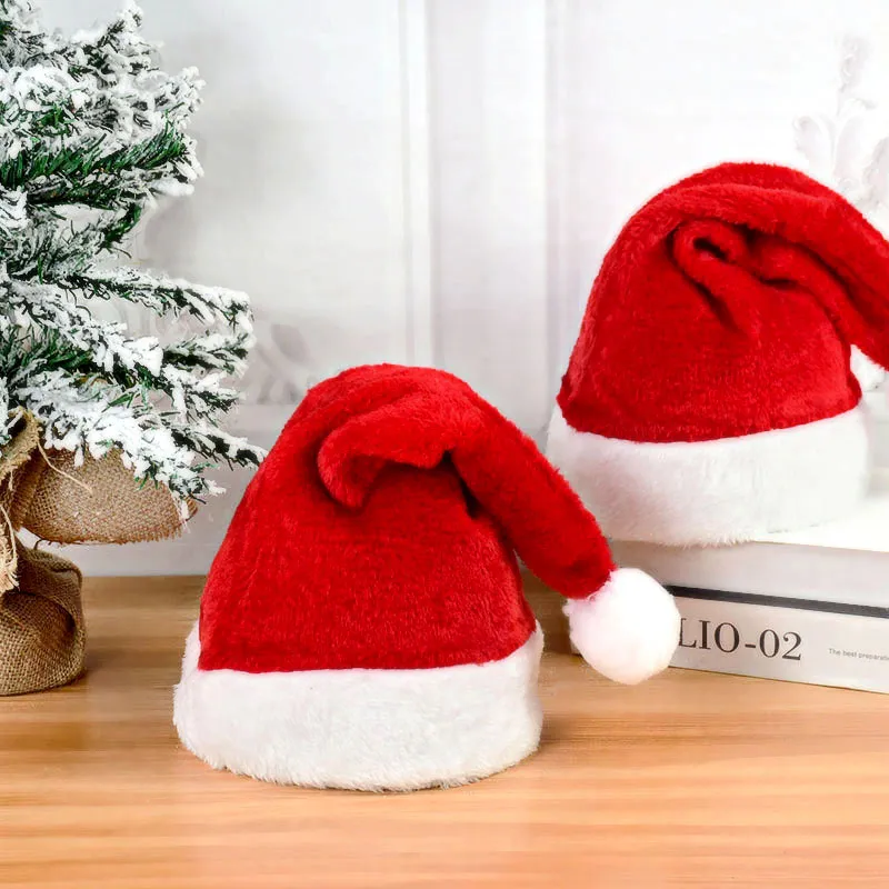 Children Christmas Hat with Plush Ball Soft Cloth Red Santa Claus Hat from  Zhejiang China from Dhgate Children's Lens Clothes - price 46.36