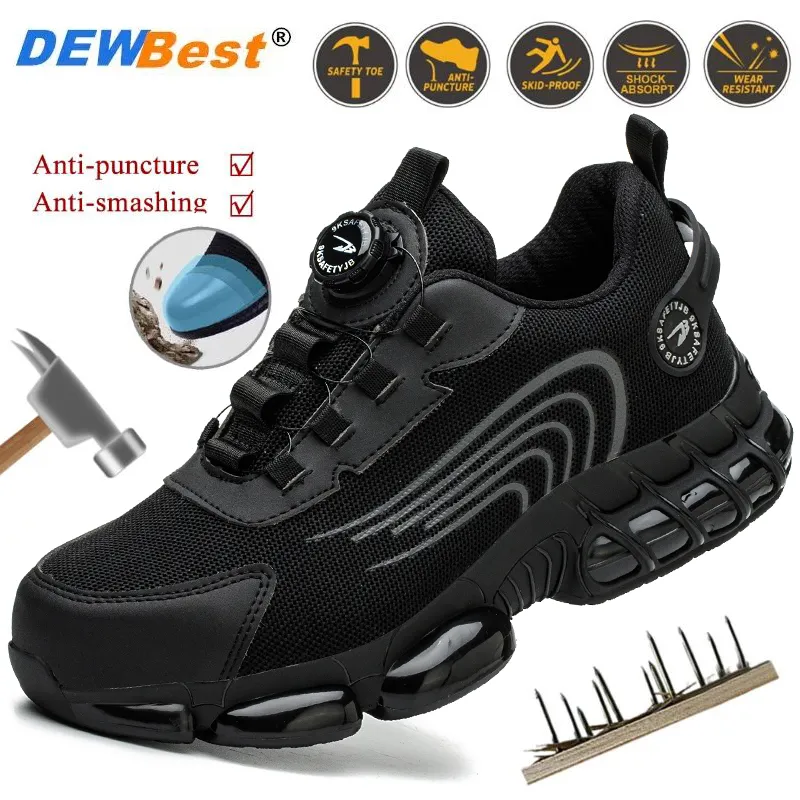 High Quality Mens Steel Toe Diabetic Shoes Lightweight Comfortable Anti Slip And Perfect For All Seasons Safety Work And Outdoor Activities From Ddmylucky 53.31 DHgate.Com