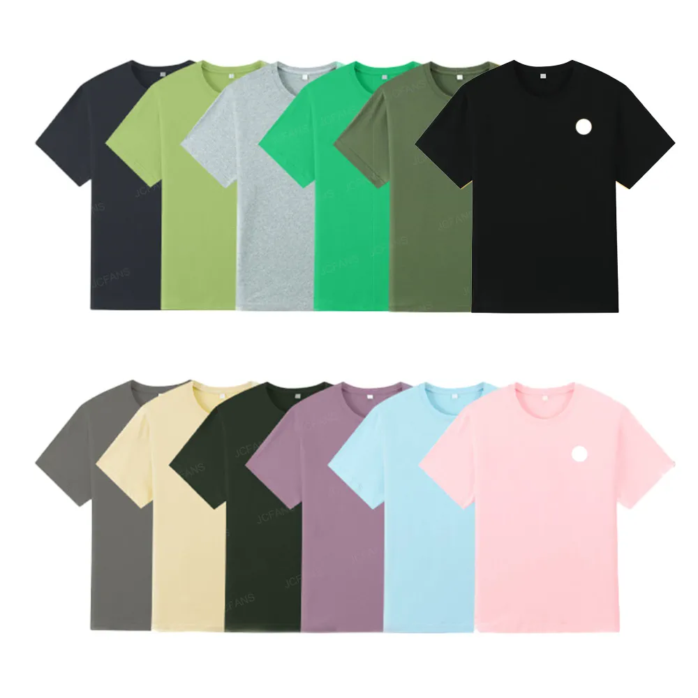 Buyers' Picks Designer Cotton T‑Shirt – Embroidered Badge, Unisex, 59% OFF (S‑5XL)