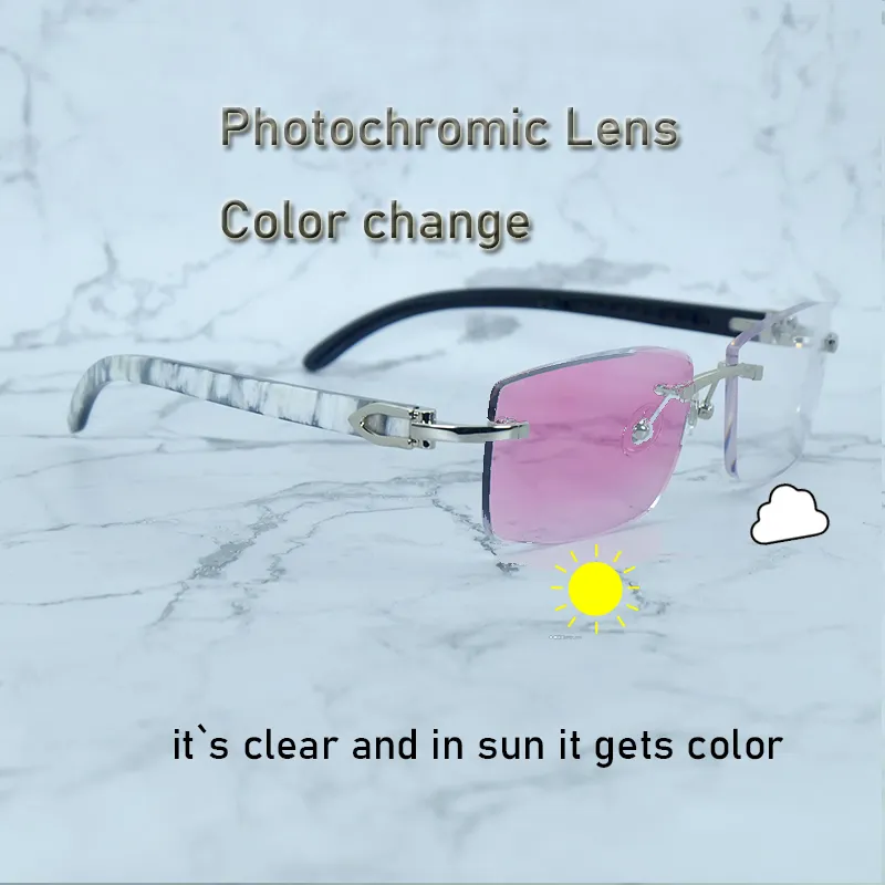 Optical Lenses Color Changing Glasses Lens Photochromic Reading