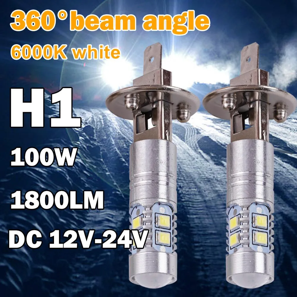 RIDROID H1 LED Headlight Bulbs Conversion Kit - 8000 Lumens, 6000K White (2 Pack)