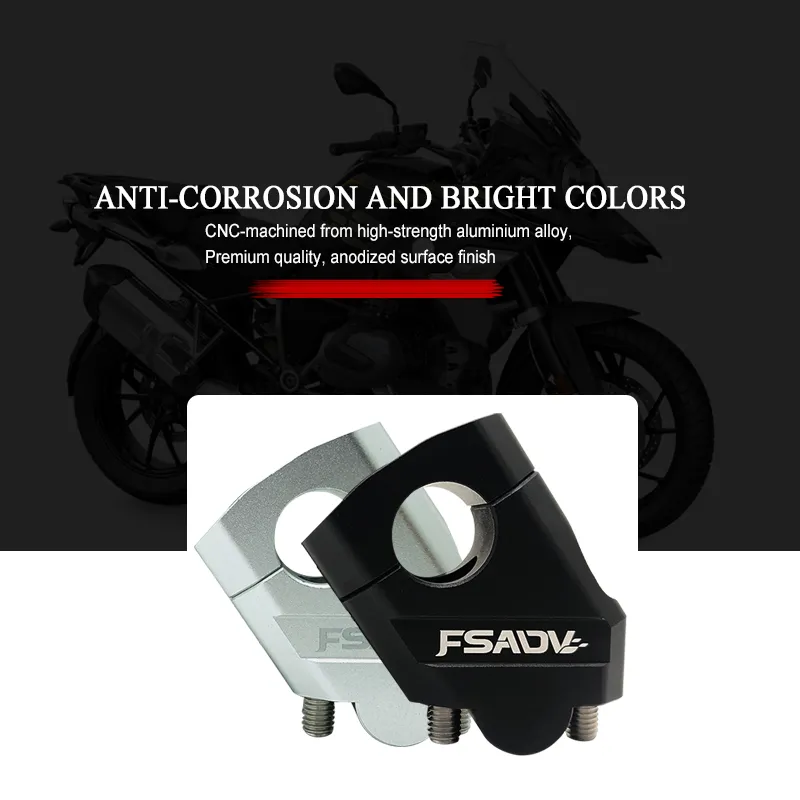 Motorcycle Handlebar Risers 22mm 7/8 Mount for Suzuki V-Strom 250 650 ...