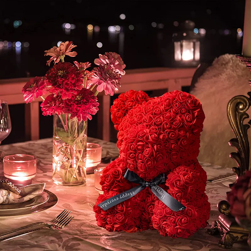Valentines rose bear shop