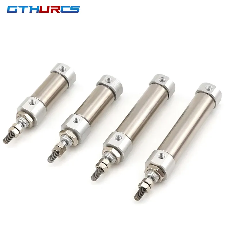 Mini Pneumatic Cylinder, 75mm Stroke Single Rod Double Acting 0.1-0