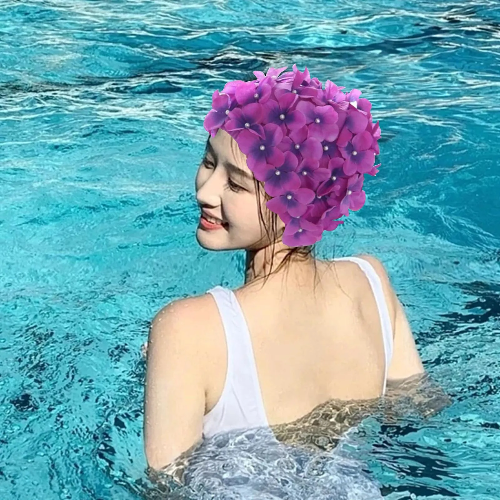 Funny swim caps best sale