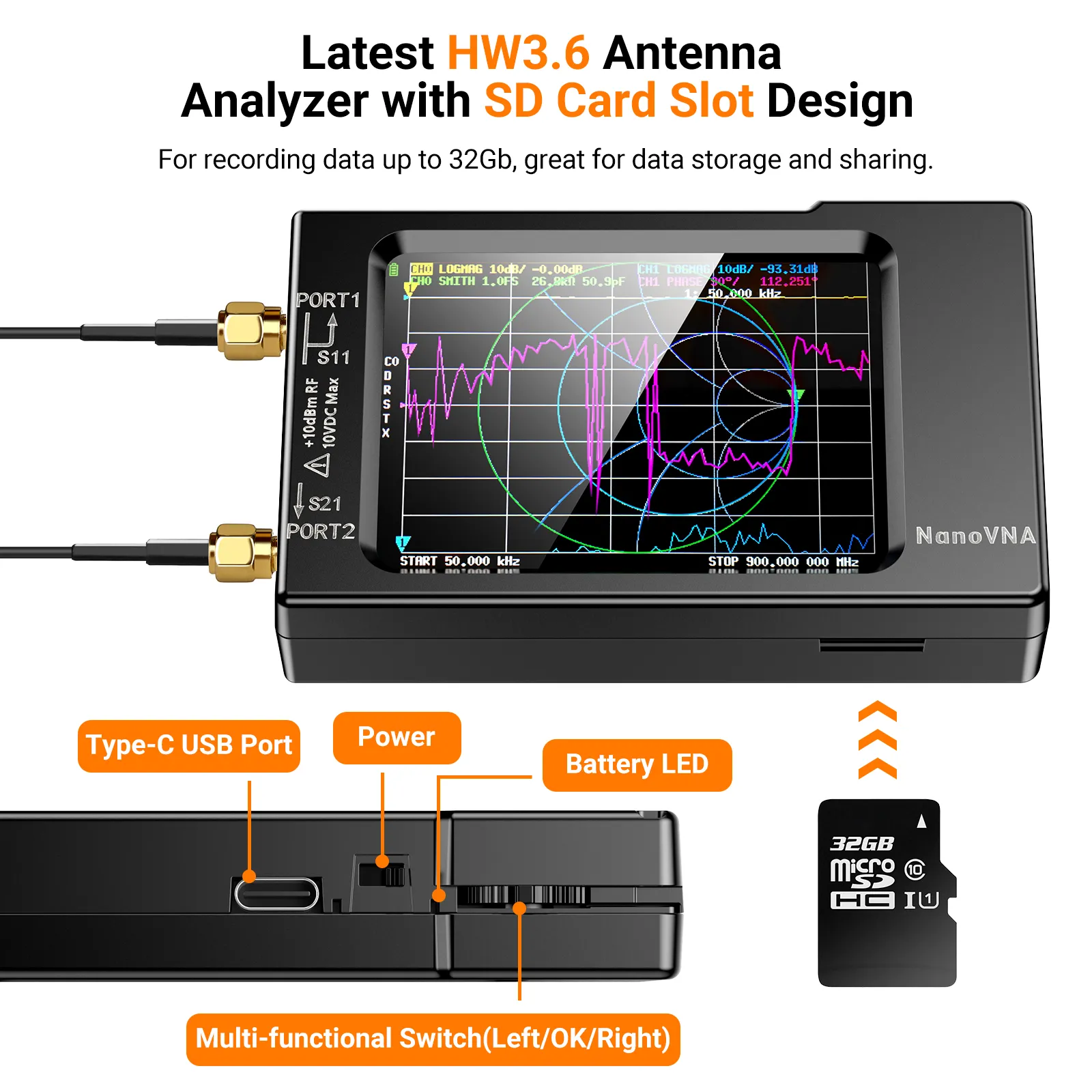Wholesale NanoVNA H Vector Network Best Digital Antenna Analyzer With ...
