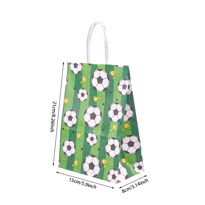24 PCS Soccer Party Favor Bags - Soccer Themed Gift Bags For Birthday Parties & Goodie Bags - View #6