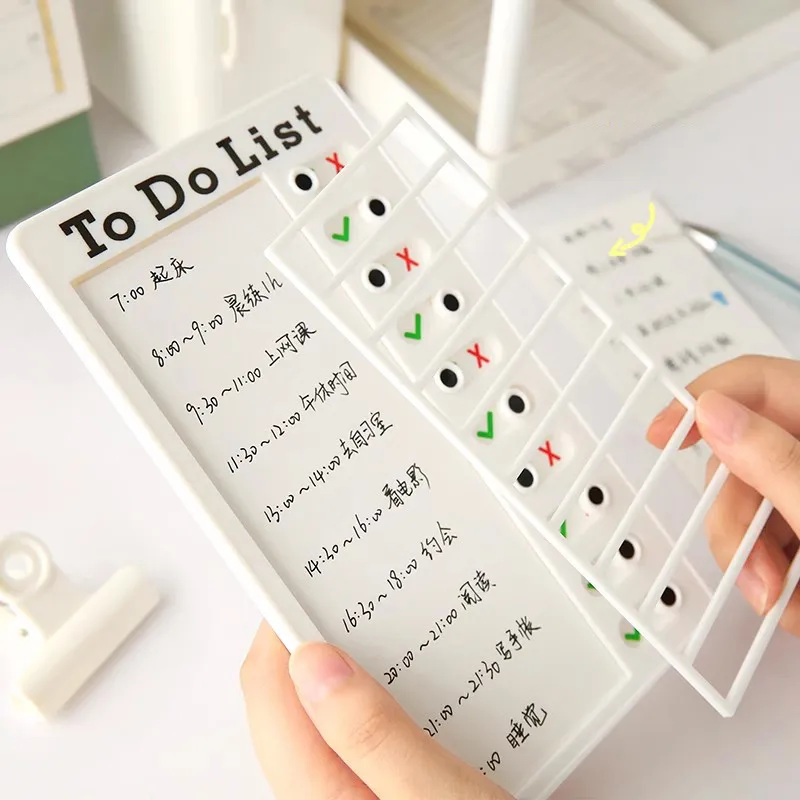 Daily Task Memo Daily Planner Checklist: Creative Detachable Task Board For Home Office ...