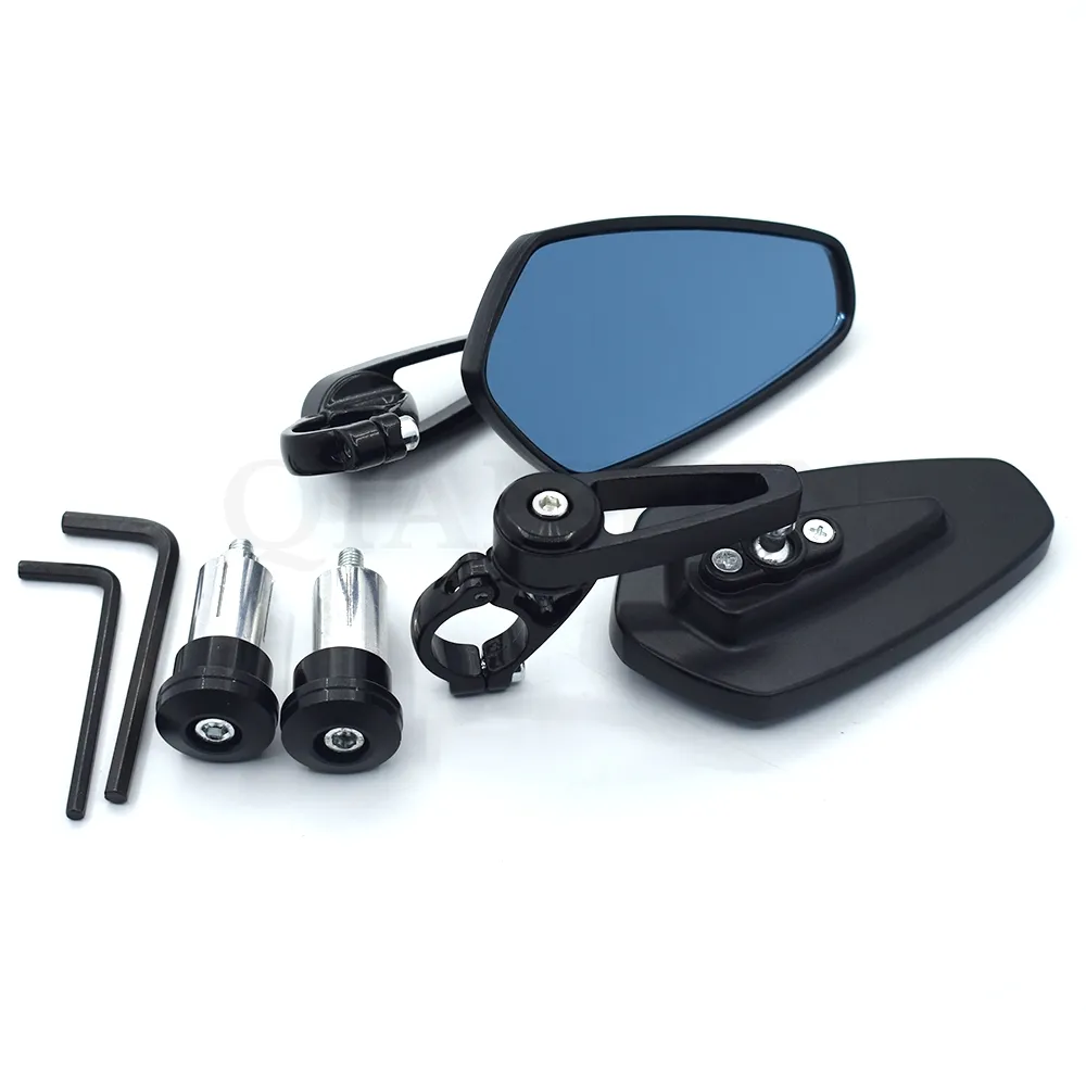 DHgate.com:Sleek Black Motorcycle Side Mirrors: Enhance Your