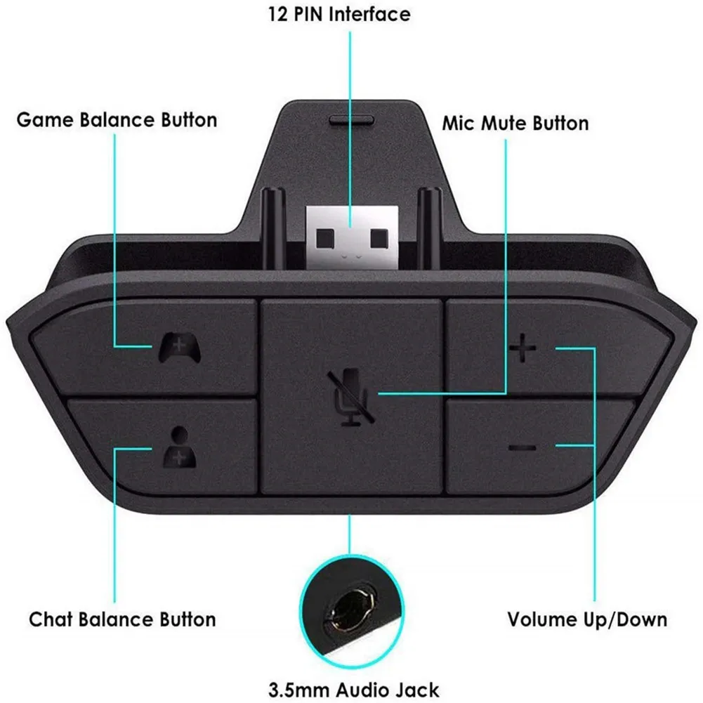 Xbox controller mic adapter hotsell