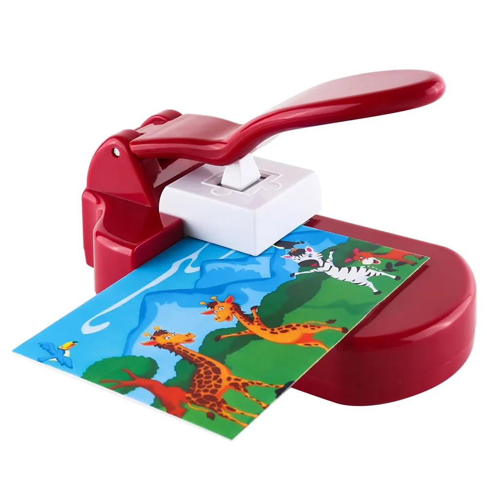Creative Jigsaw Puzzle Maker Machine Embossing Flower Punch