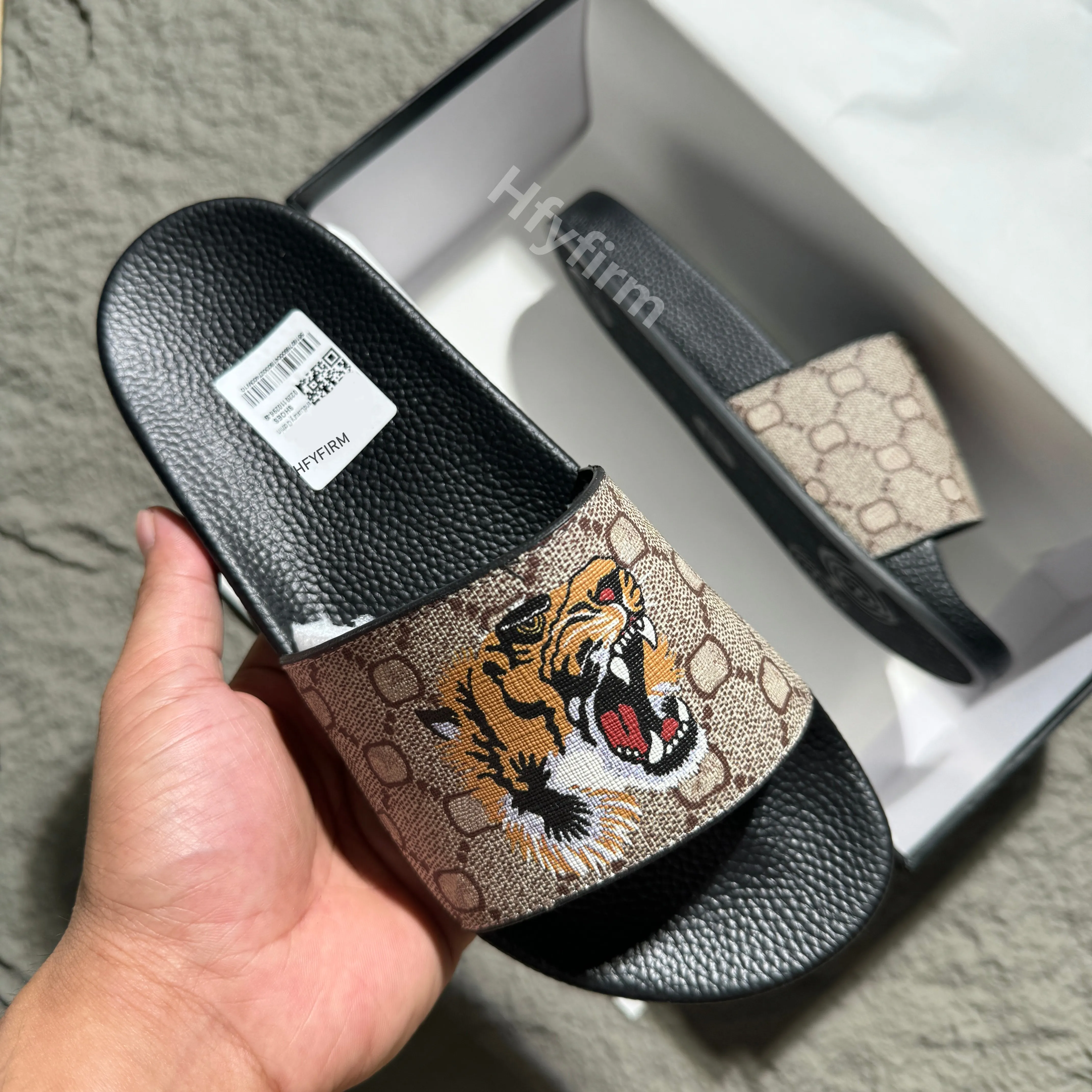 Gucci snake print slides store