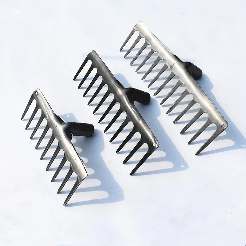 9.5 Inch Garden Rake / Shrub Rake With 57 Inch Fiberglass Handle - Lightweight For Tight Spaces - View #5