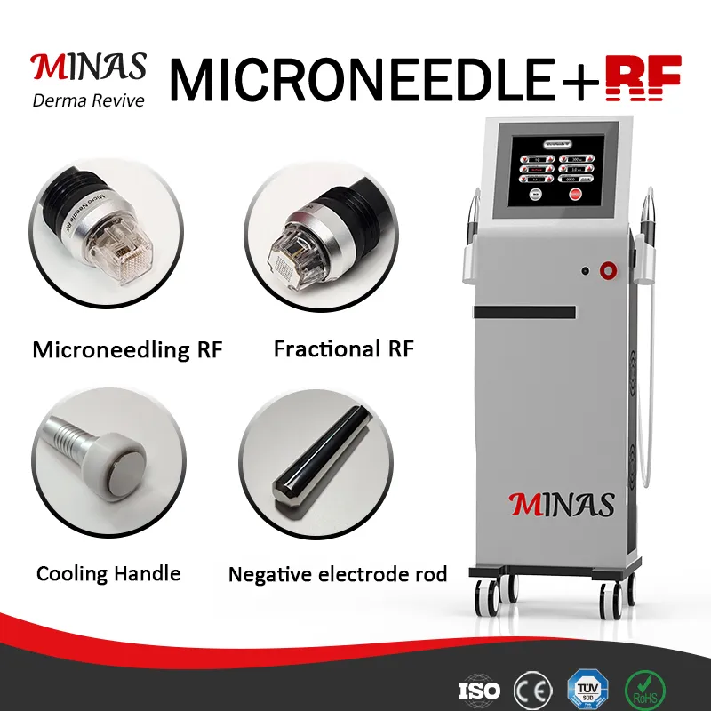 Machine RF Fractionnelle 2en1 – Lifting Visage, Anti-Rides, Rejuvenation à Domicile