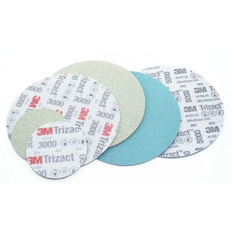 3M Trizact Foam Discs – 6 Inch, 3000 & 5000 Grit (3 Discs Each)