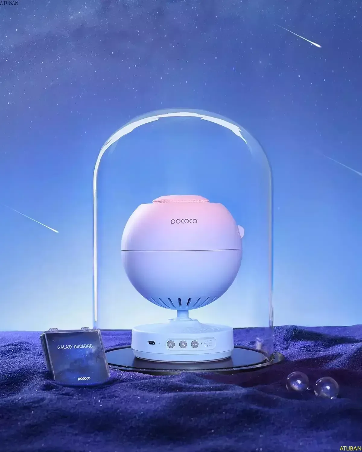 POCOCO Galaxy Star Aurora Light Projector Night Light Discs Realistic Galaxy Patterns 5K Ultra HD 96 Light Transmission High Brightness From Ddmylovely 136.59 DHgate.Com