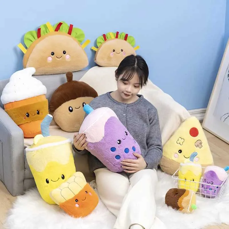 Jouet En Peluche Alpaga Géant 46 Cm - Coussin Doux Lama Licorne, Cadeau Enfant Ou Adulte