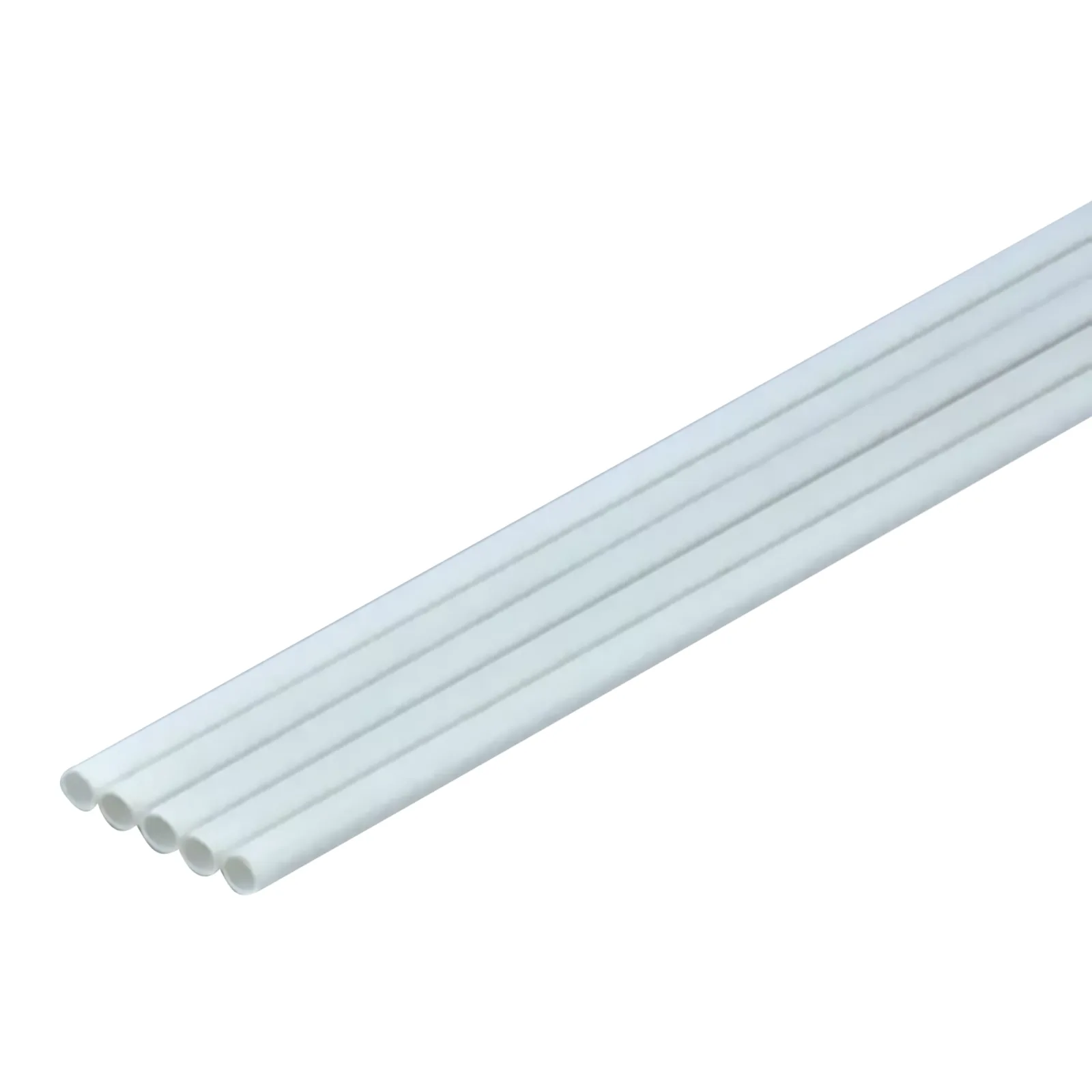 Plastic Rounding Pipe 5 Pack ABS Plastic Round Tube Pipes: 2/2.5/3/4/5mm OD x 250mm Length ...