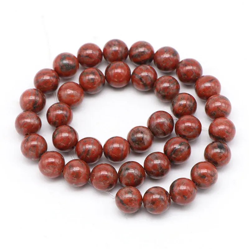 6/8/10/12MM Multicolor Jade Round Gemstone Loose Beads 15'' AAA k10