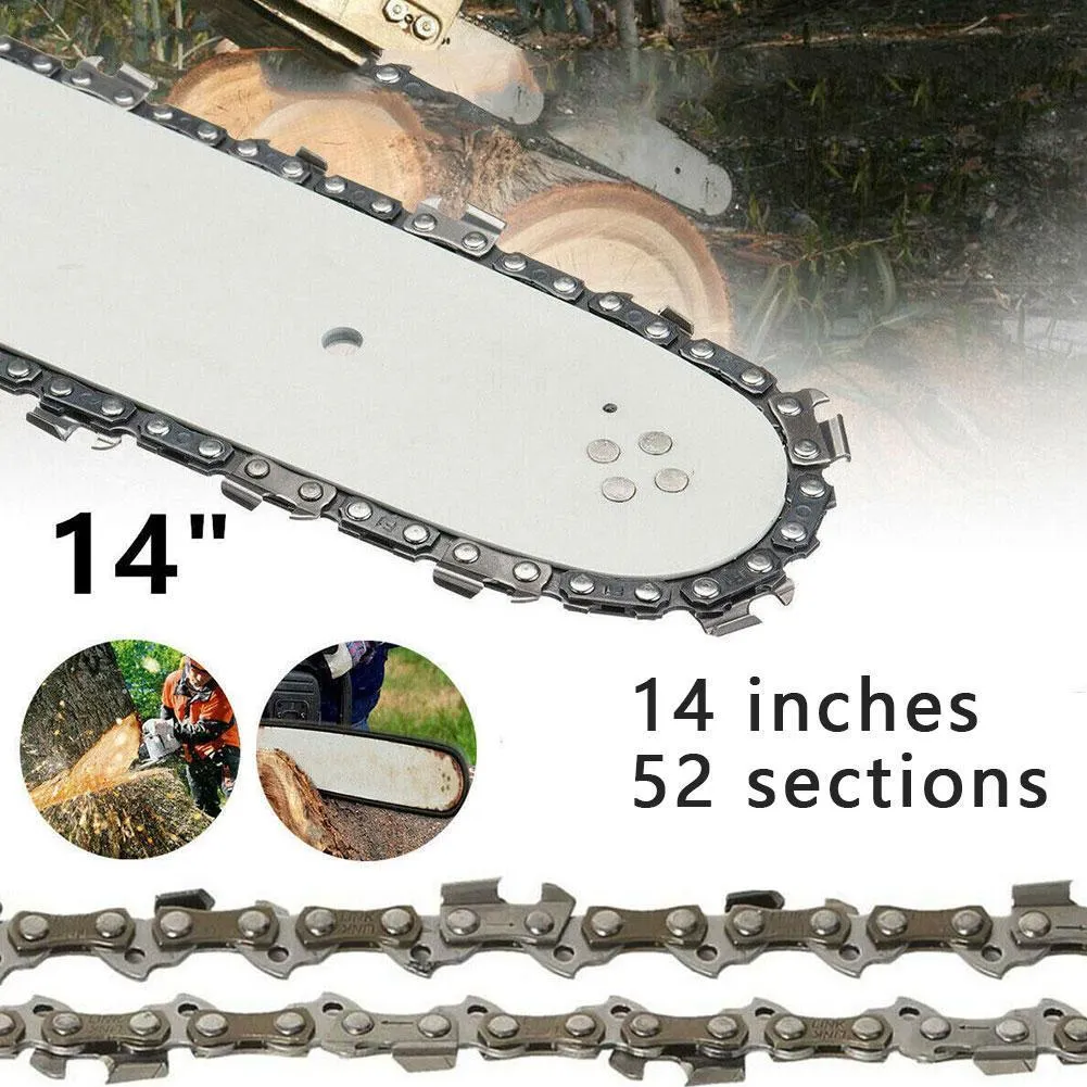 3/8 Low Profile Chainsaw Chain, 39 Length, 52 Drive Links, 14 Inch