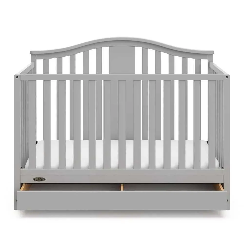 Cribs Solano Baby 4-in-1 open top baby crib with drawers pebble grey -  certified with green protective gold featuring a combination of drawers for  the baby crib H240720 from Dhgate Strollers# -