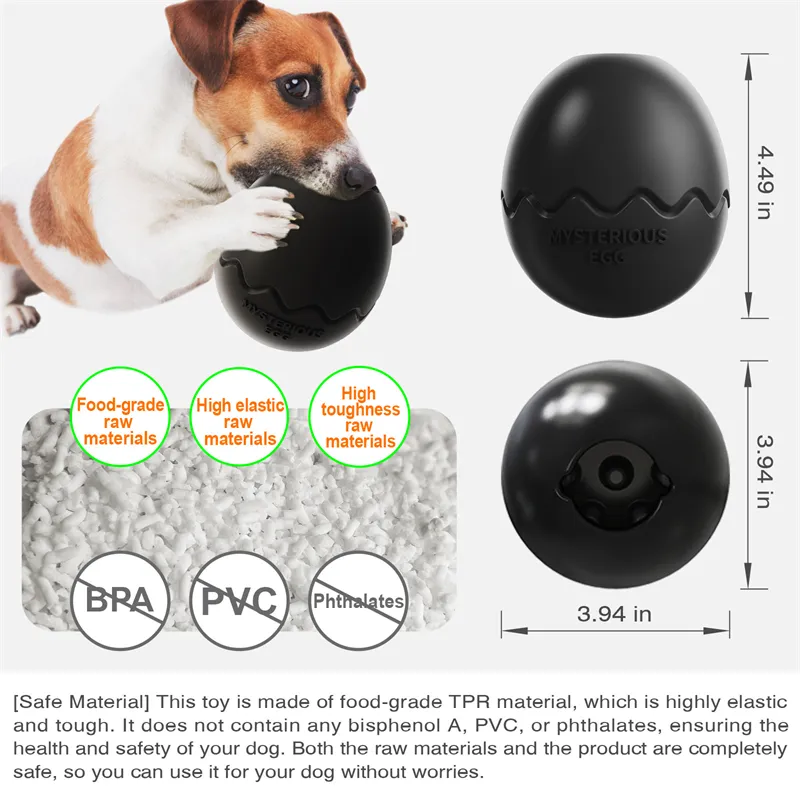 DHgate Dinosaur Design Dog Chew Toys IQ Treat Slow Feeder Toys Leaking Food Release Anxiety Clean Teeth Interactive Training Pet Toys Pet Supplies