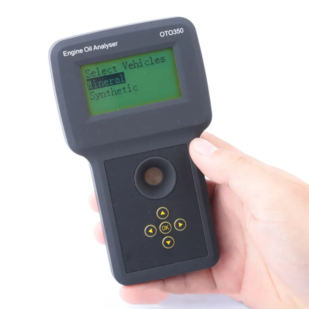 Motorcycle Engine Analyzer Engine Oil Analyzer OTO350 Motor Oil Tester for Synthetic and Standard ...