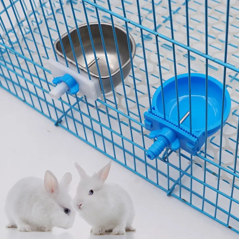 Rabbit bowls that attach to cage on sale