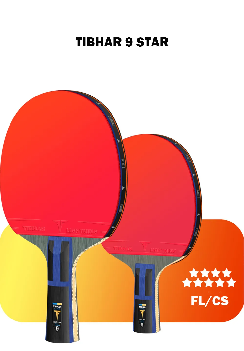 Tibhar Table Tennis Rackets TIBHAR Professional Table Tennis Racket Set - Premium Ping Pong Paddles ...