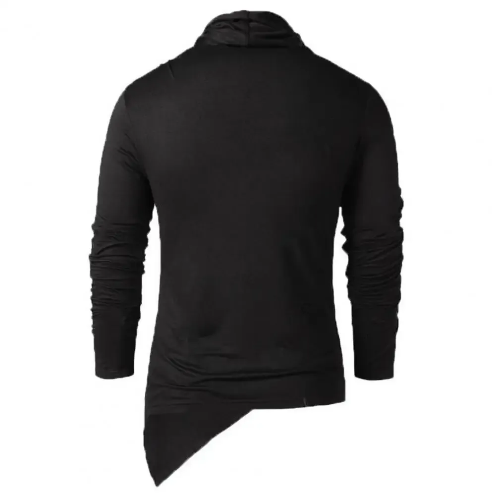 Men asymmetrical high neck sweatshirt store