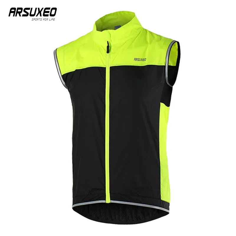 Gilet De Cyclisme Homme – Noir – Taille L – Léger, Coupe-vent – Neuf Avec étiquettes