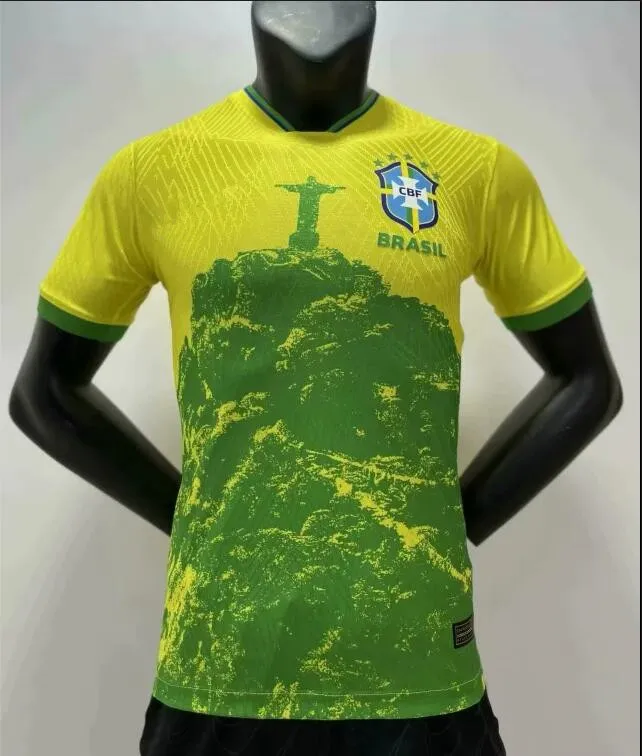 22 23 Player Version BrazilS soccer jerseys MARCELO PELE PAQUETA NERES COUTINHO FIRMINO JESUS VINI JR BrasilS football shirt Men