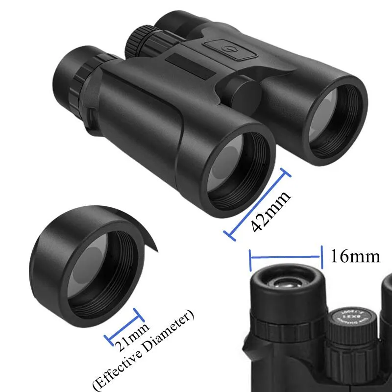 Save Big on Bulk Binoculars With Rangefinder Long Range Laser Rangefinder  Binoculars: 1300 Yard/1200m 8x21 Waterproof, Fogproof Hunting Outdoor